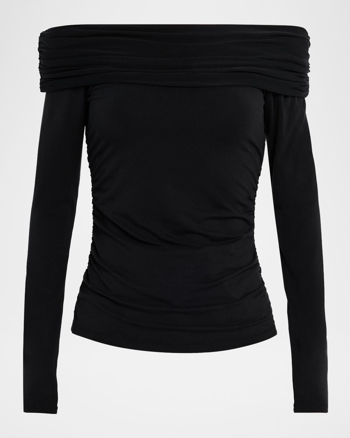 Chaiya Off-The-Shoulder Jersey Top, image 2 of 4