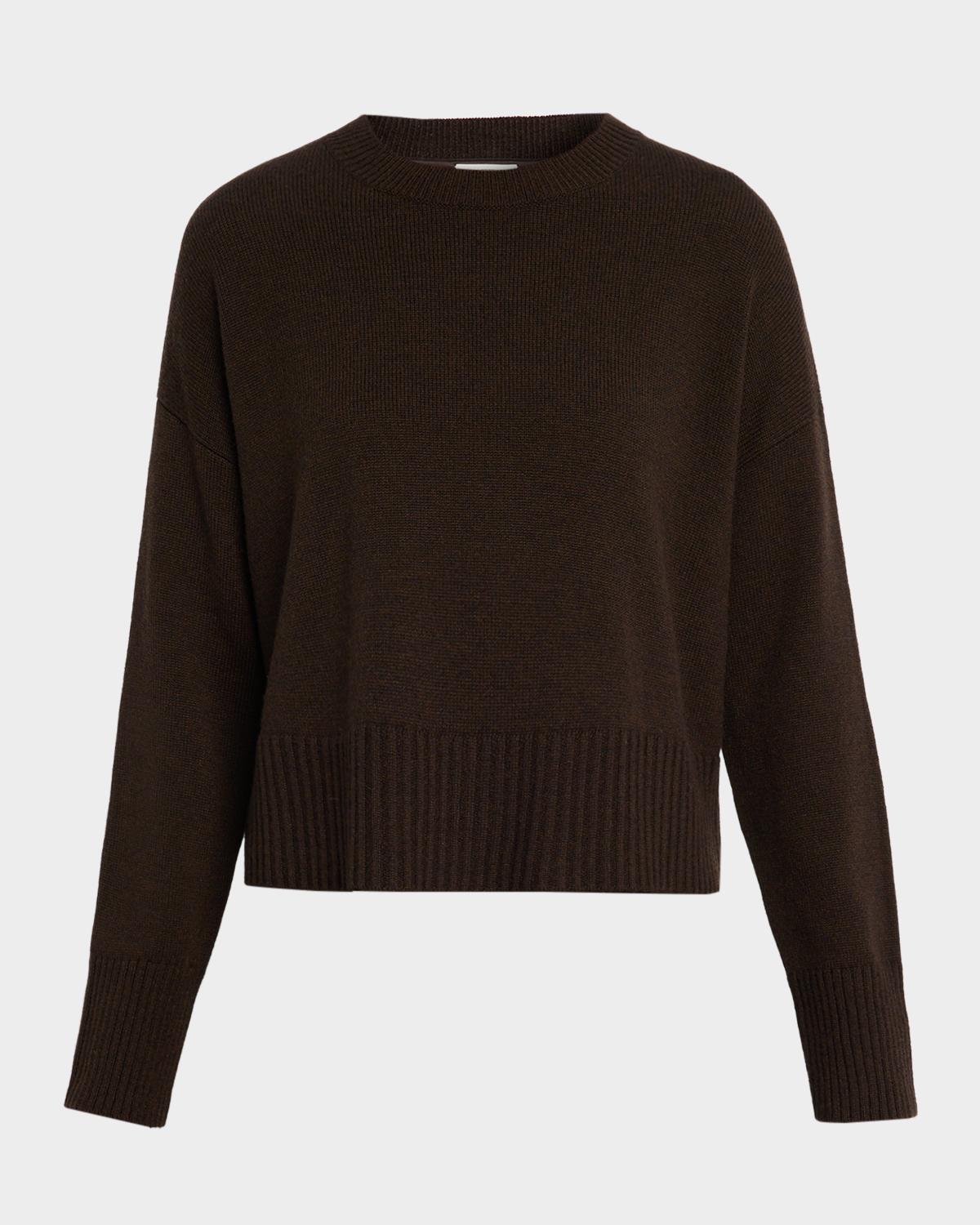 Boxy Crewneck Cashmere Sweater
