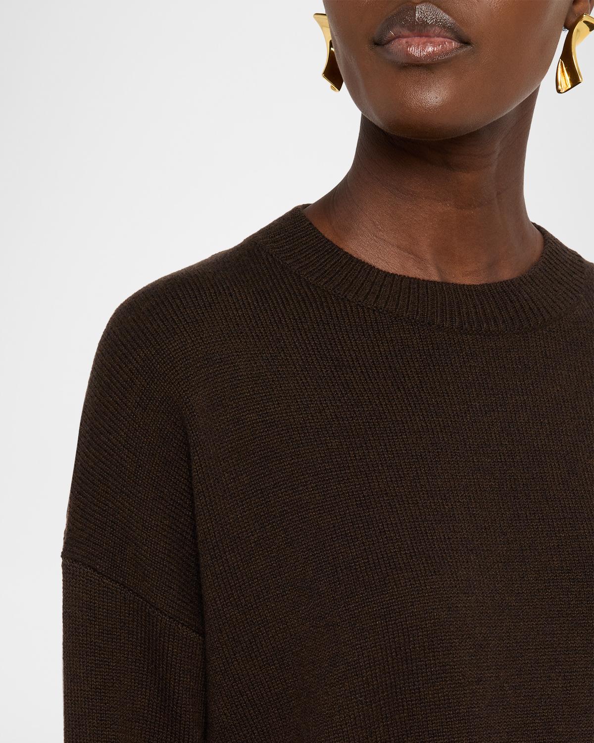 Boxy Crewneck Cashmere Sweater - thumbnail 5