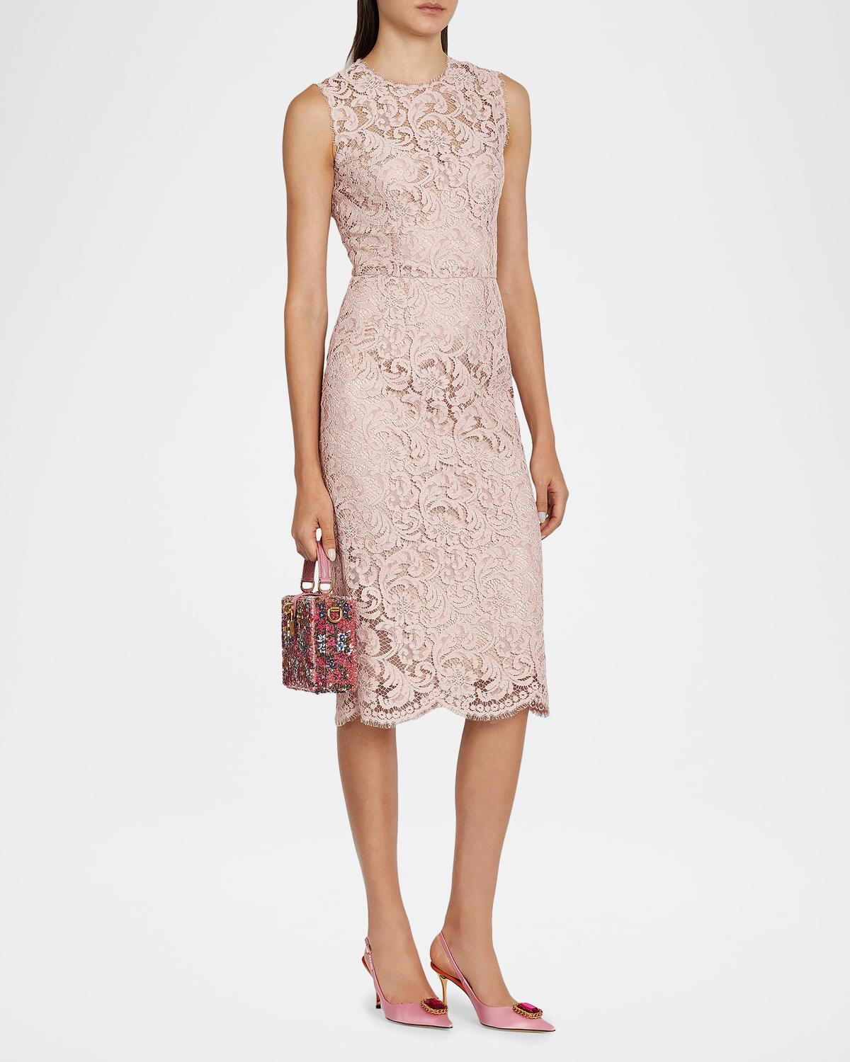 Lace Sheath Midi-Dress - thumbnail 2