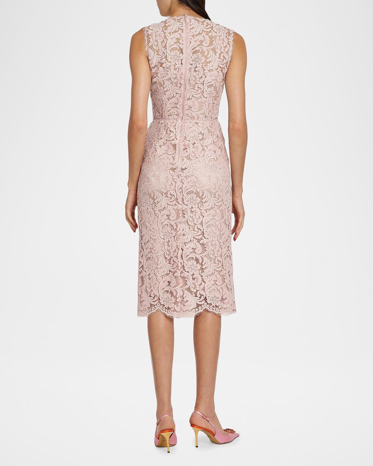 Lace Sheath Midi-Dress - thumbnail 3