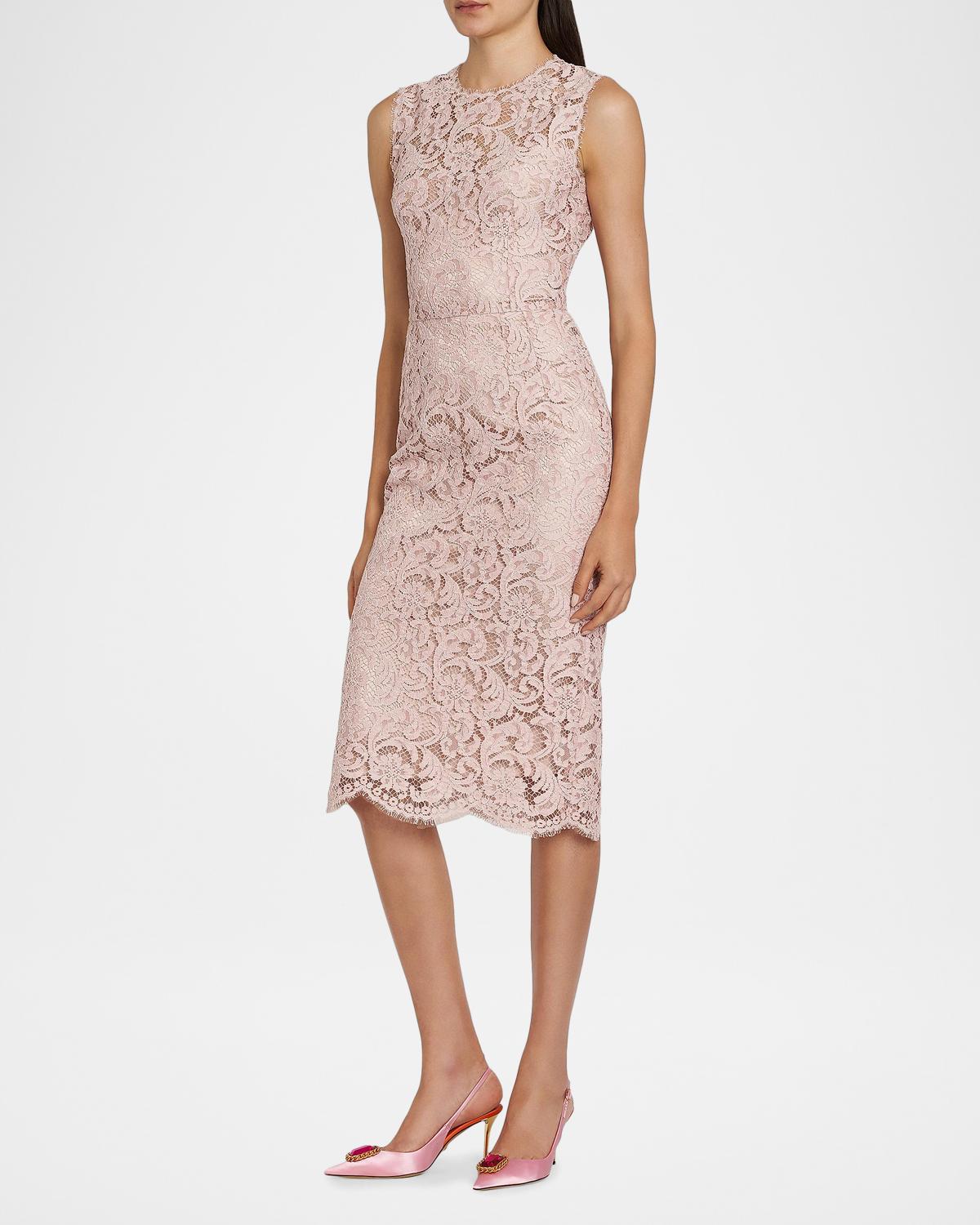 Lace Sheath Midi-Dress - thumbnail 5