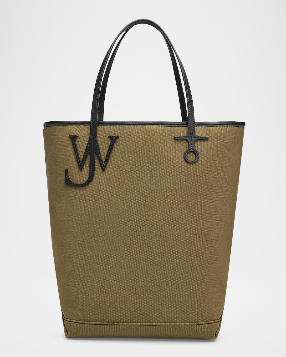 JW Anderson Anchor Tall Cotton Canvas Tote Bag | Neiman Marcus