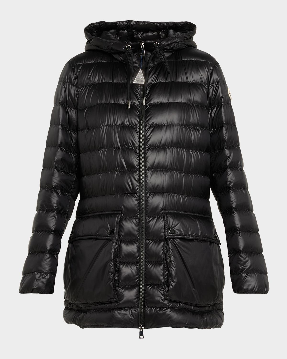 Moncler Jasmin Hooded Short Down Parka | Neiman Marcus