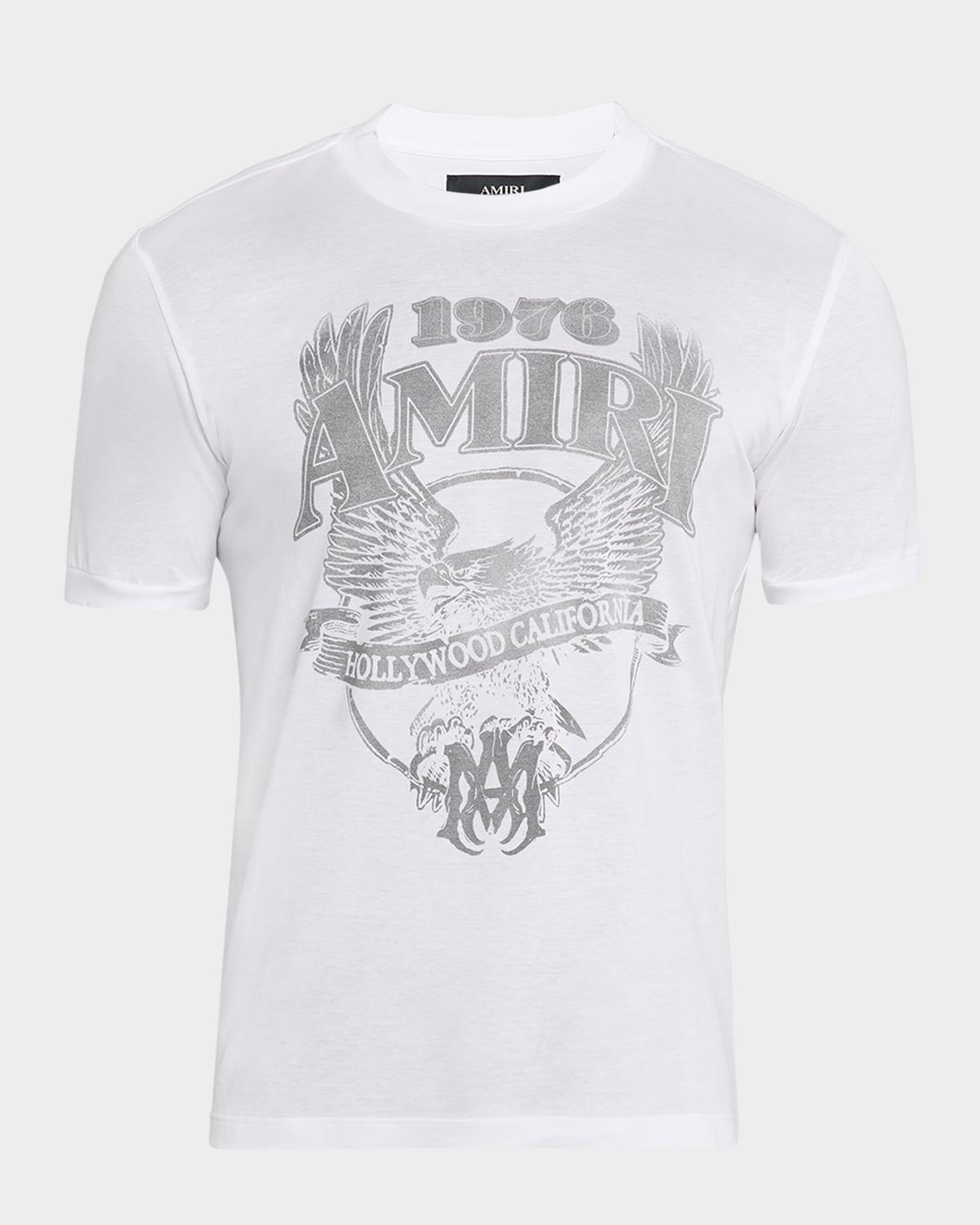 Amiri Men's Amiri Eagle Logo Cotton T-Shirt | Neiman Marcus