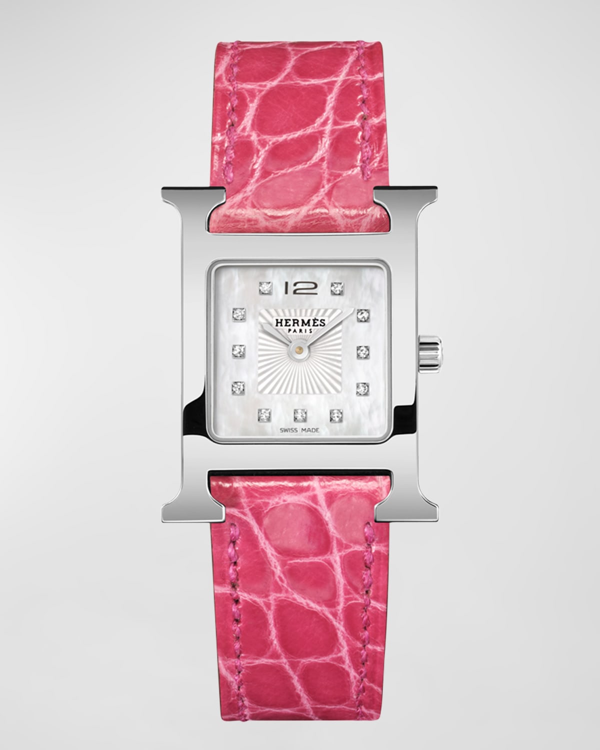 Hermès Heure H Watch, 26 x 26 mm | Neiman Marcus