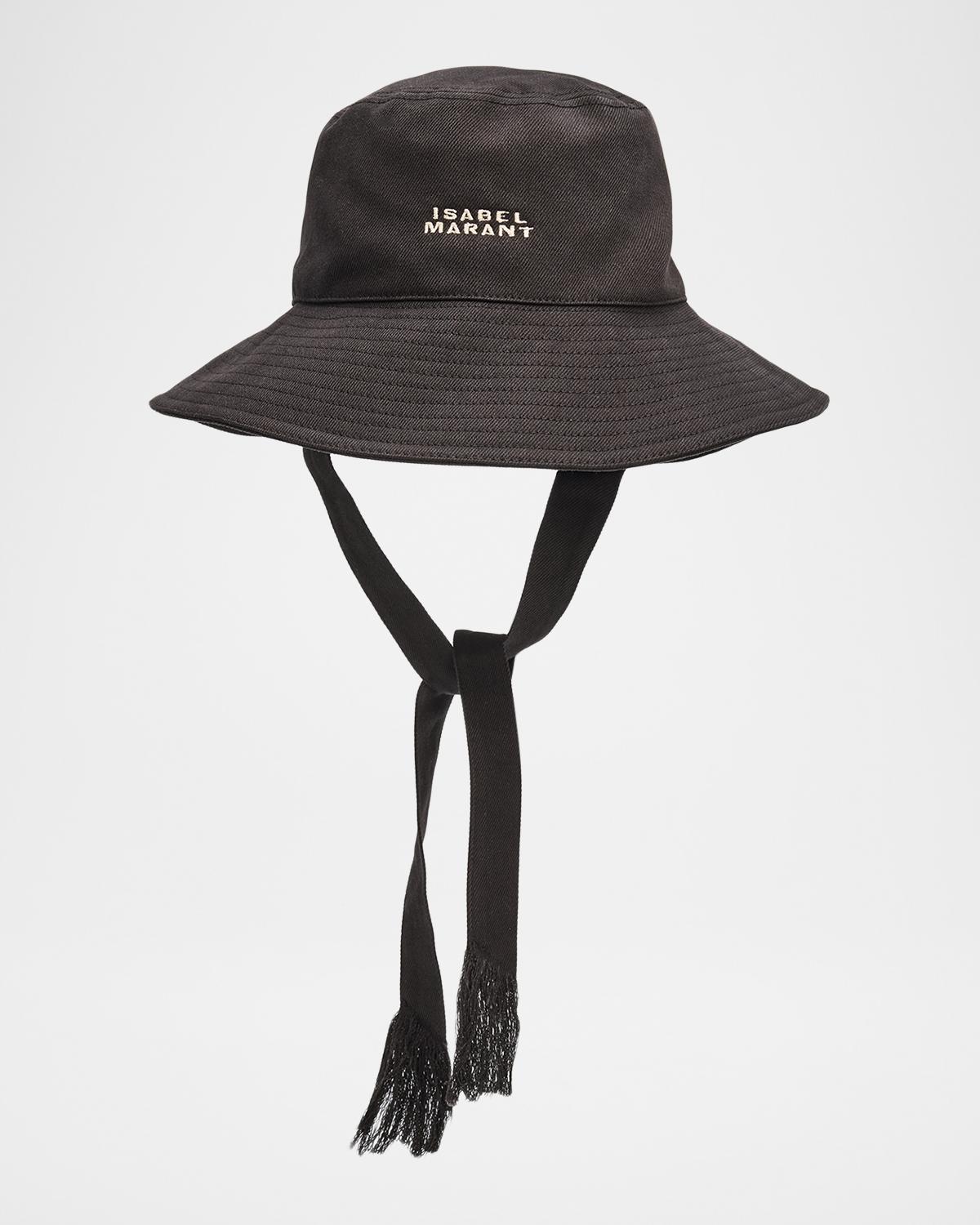 Isabel Marant Shaley Embroidered Bucket Hat | Neiman Marcus