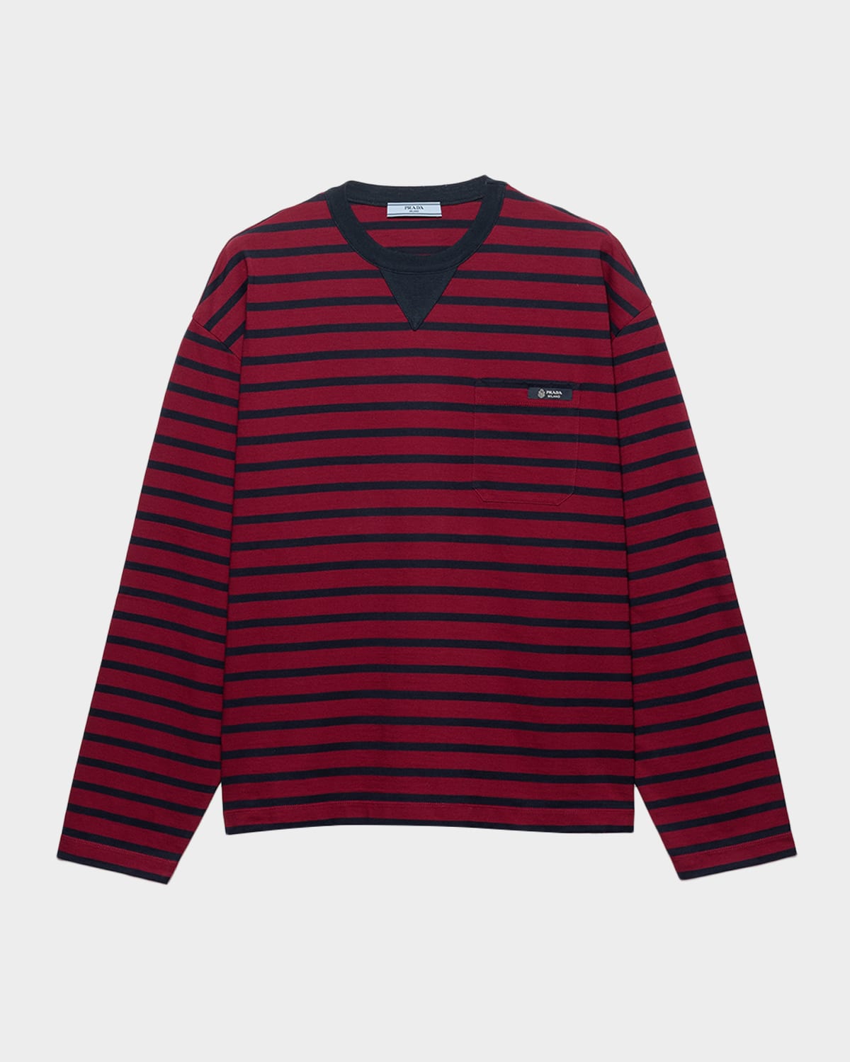 【PRADA】ストライププリントジャージートップ nm_5502730_100449_m