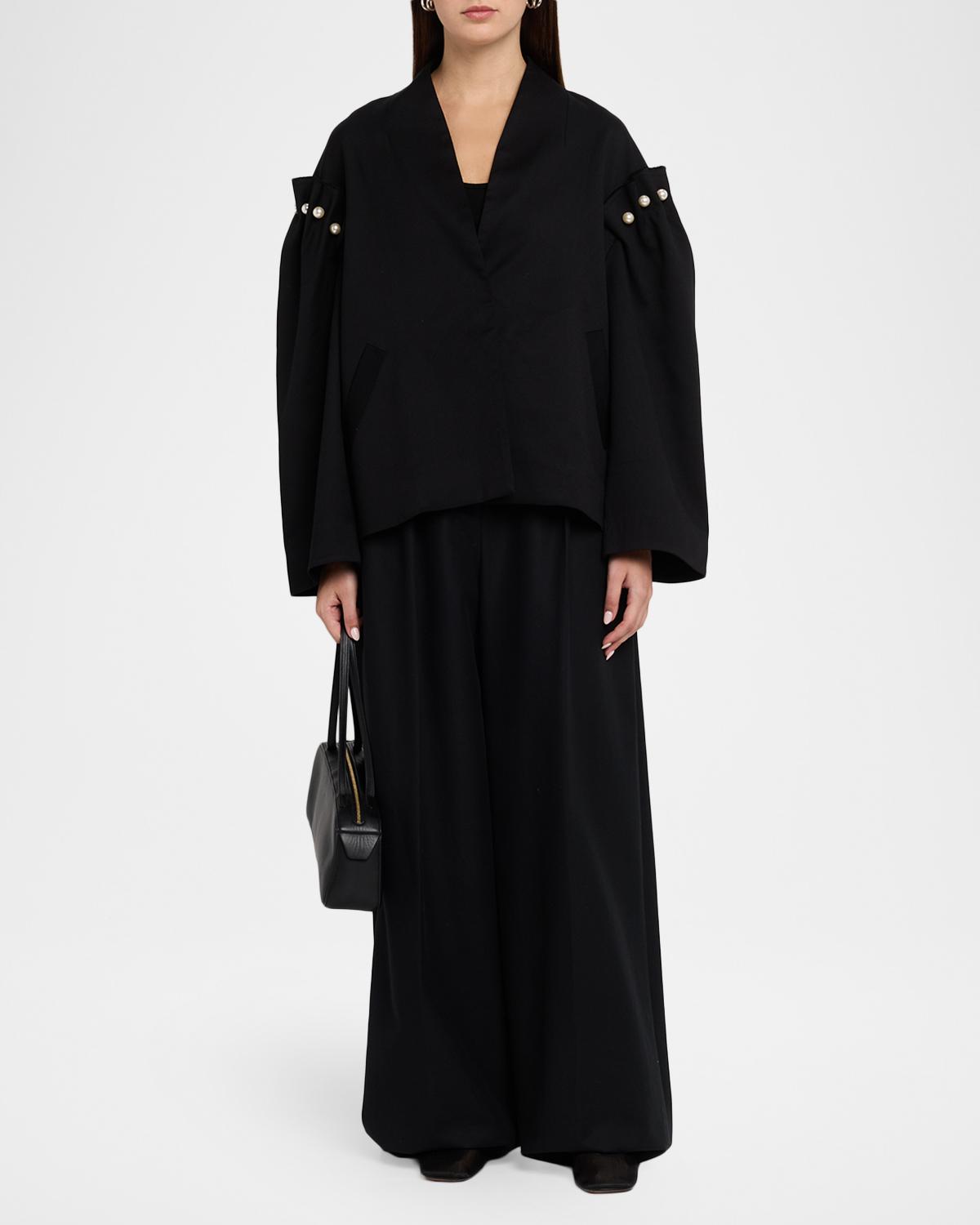 Ulla Shawl Collar Wrap Jacket - thumbnail 2