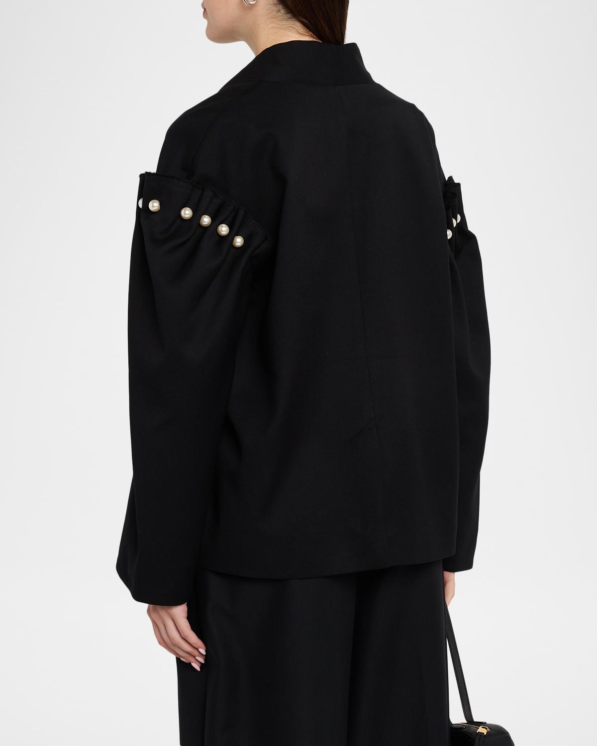 Ulla Shawl Collar Wrap Jacket - thumbnail 3