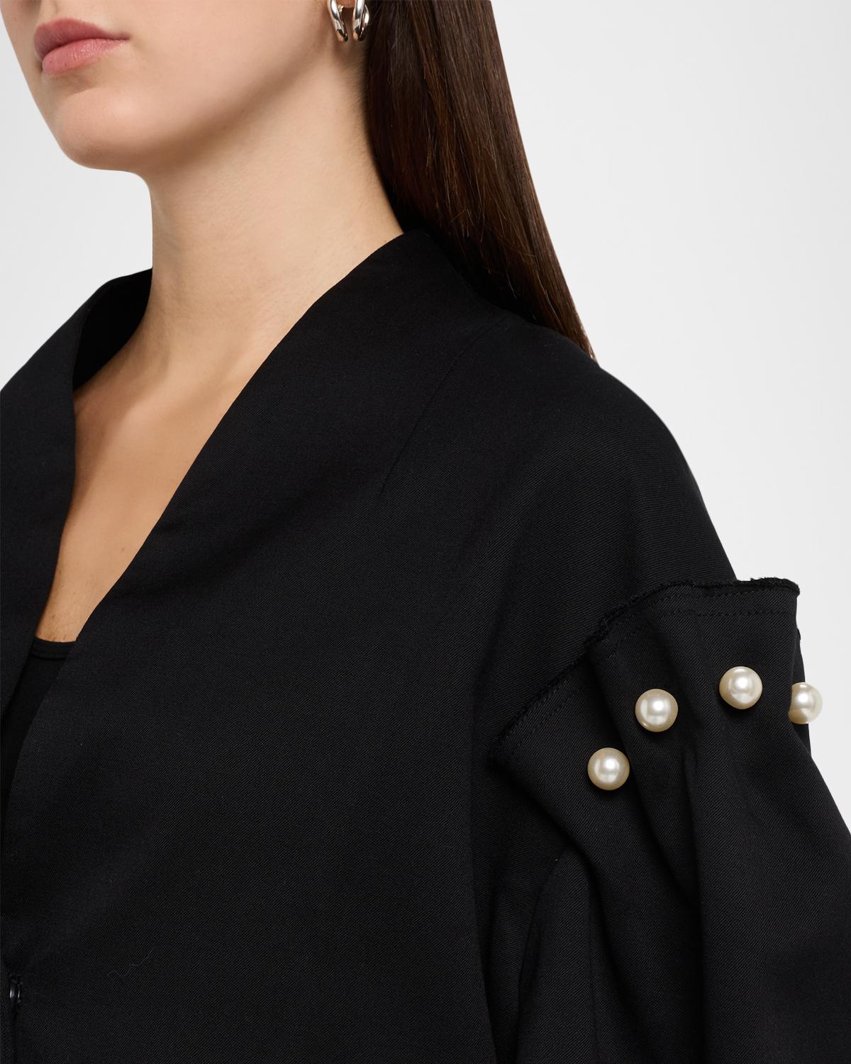 Ulla Shawl Collar Wrap Jacket - thumbnail 5
