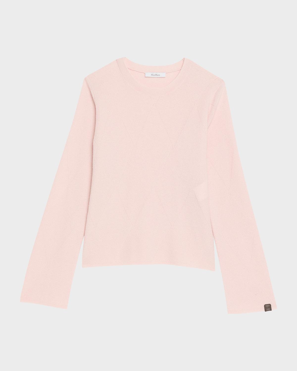 Cashmere Diamond Knit Sweater