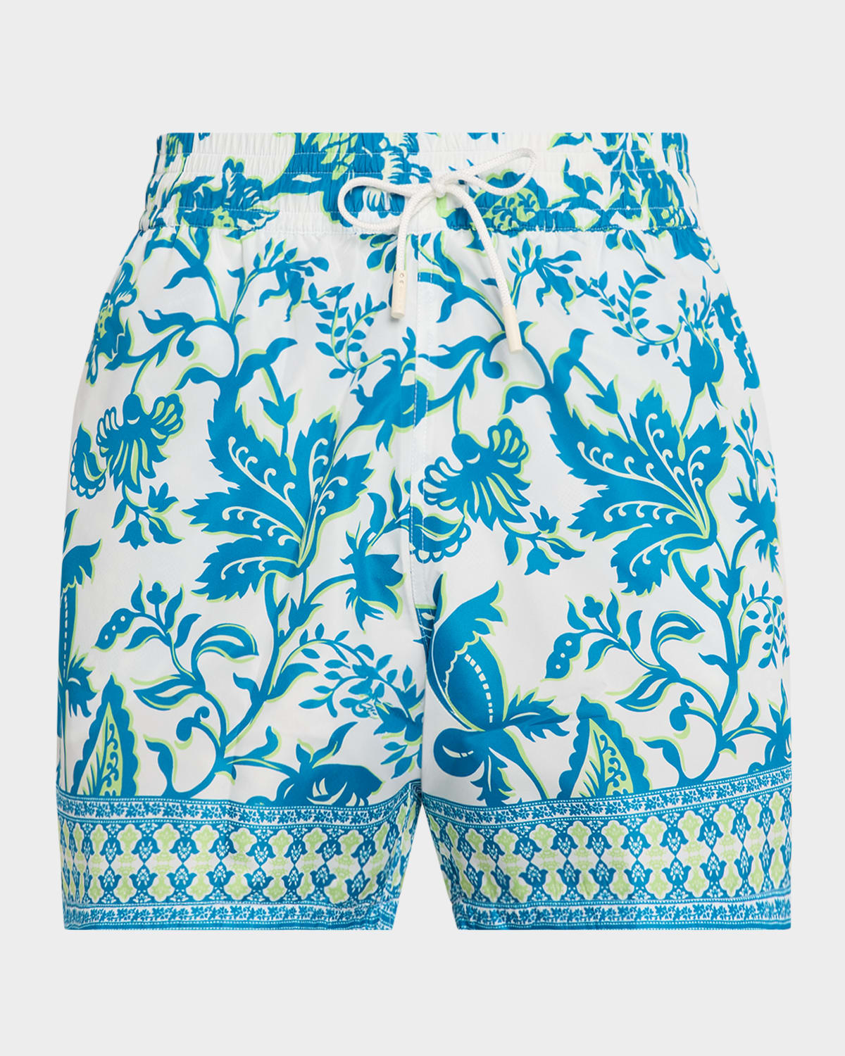 Etro Men's Floral Roma-Fit Swim Trunks | Neiman Marcus