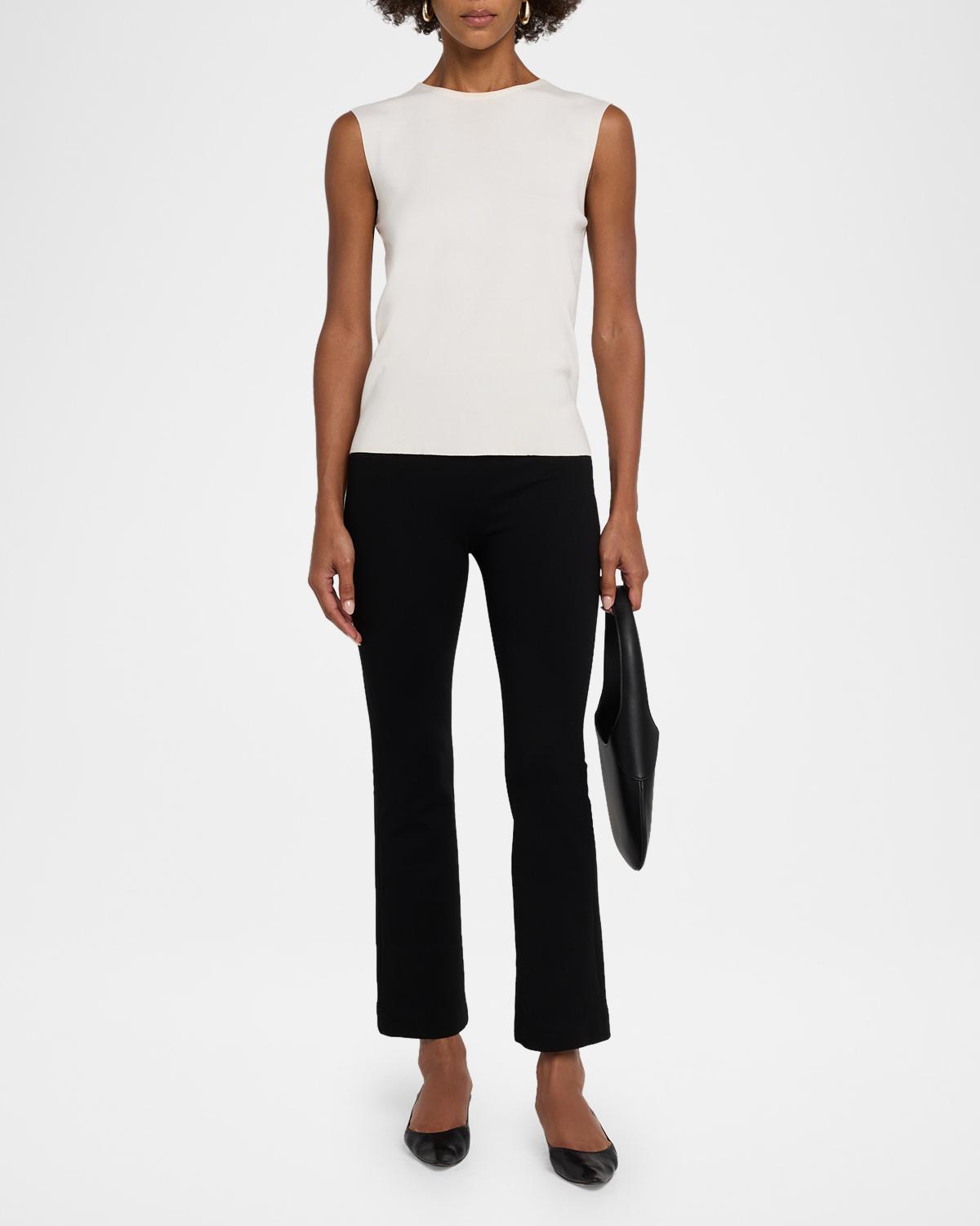 Cindy Jersey Mid-Rise Crop Pants - thumbnail 2