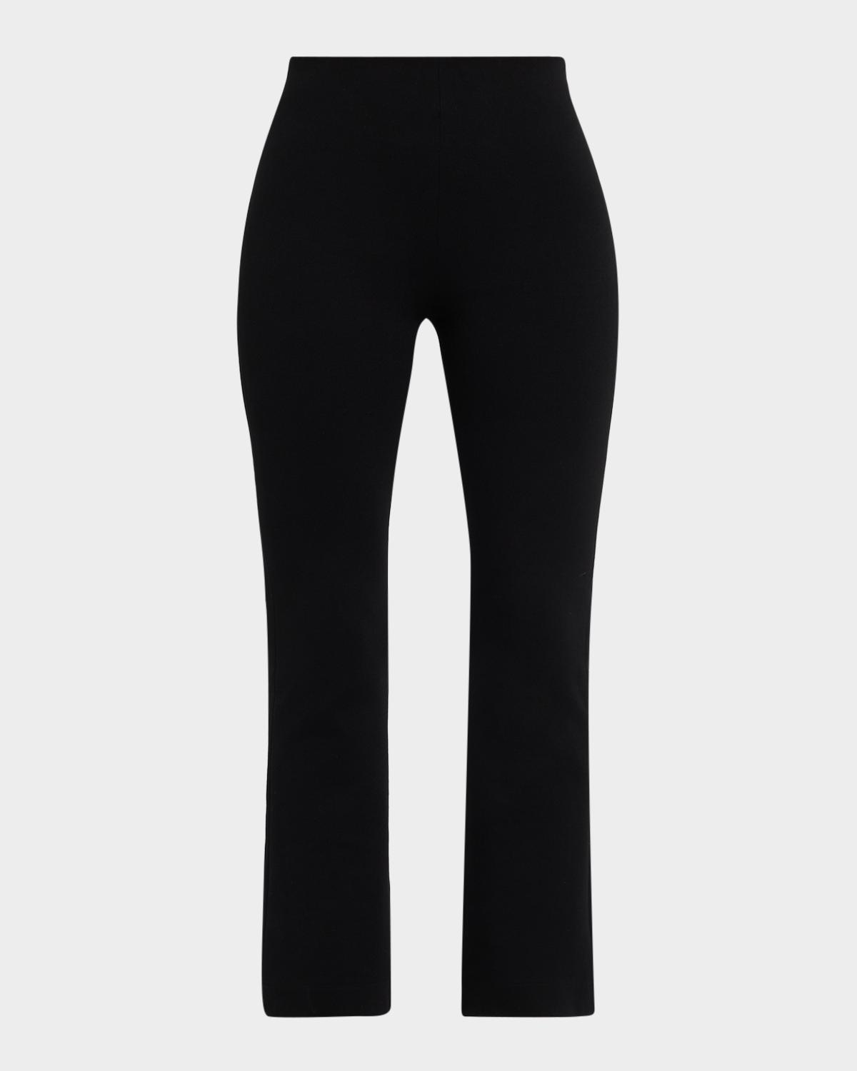 Cindy Jersey Mid-Rise Crop Pants