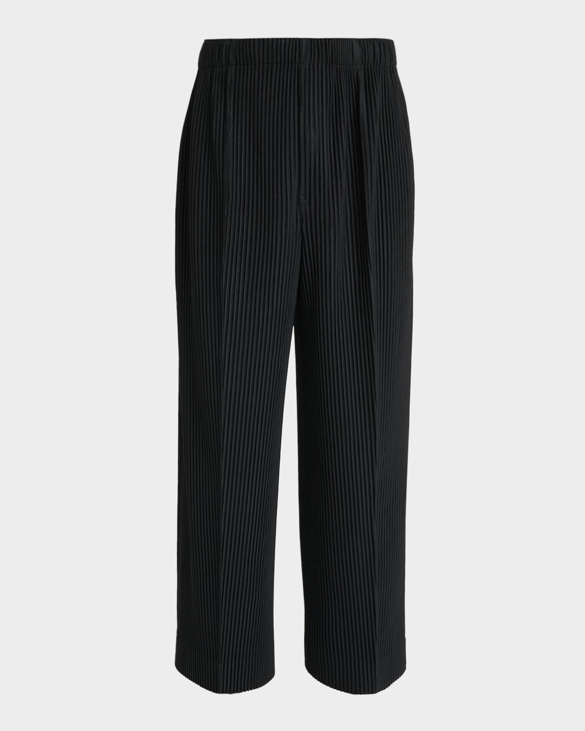 最終値下げHomme Plissé Issey Miyakeサルエルパンツ Homme Plissé Issey Miyake Men's Monthly Colors Pleated Wide-Leg