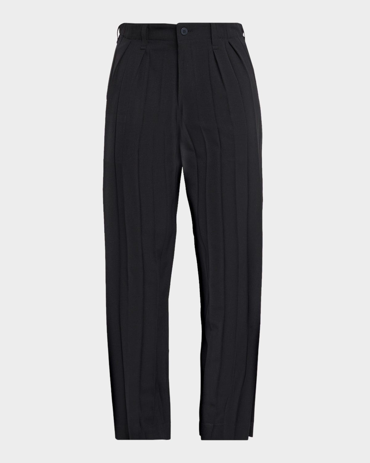 Homme Plisse Issey Miyake Men's Edge Ensemble Pleated Trousers