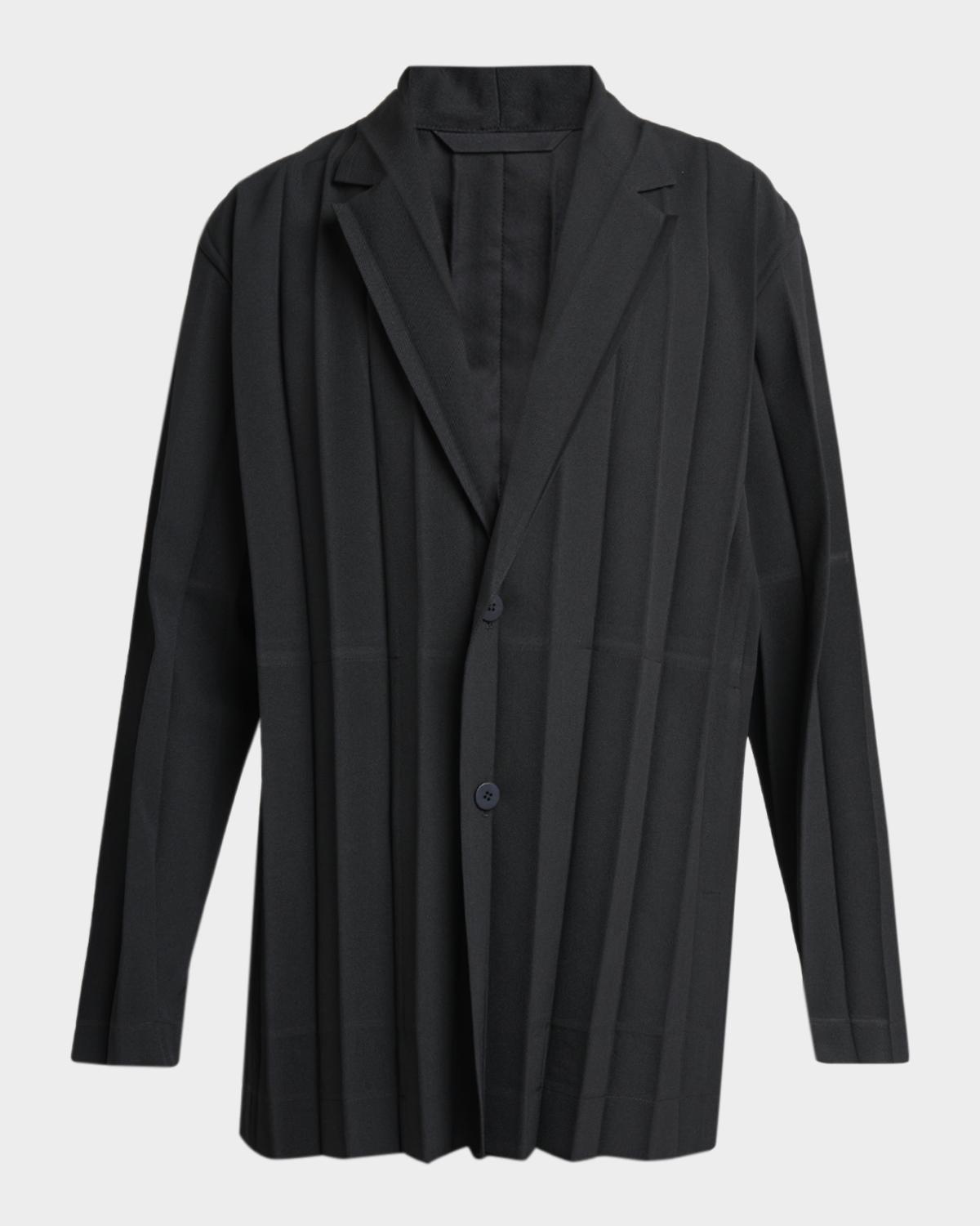 Homme Plissé Issey Miyake Men's Edge Ensemble Single-Breasted