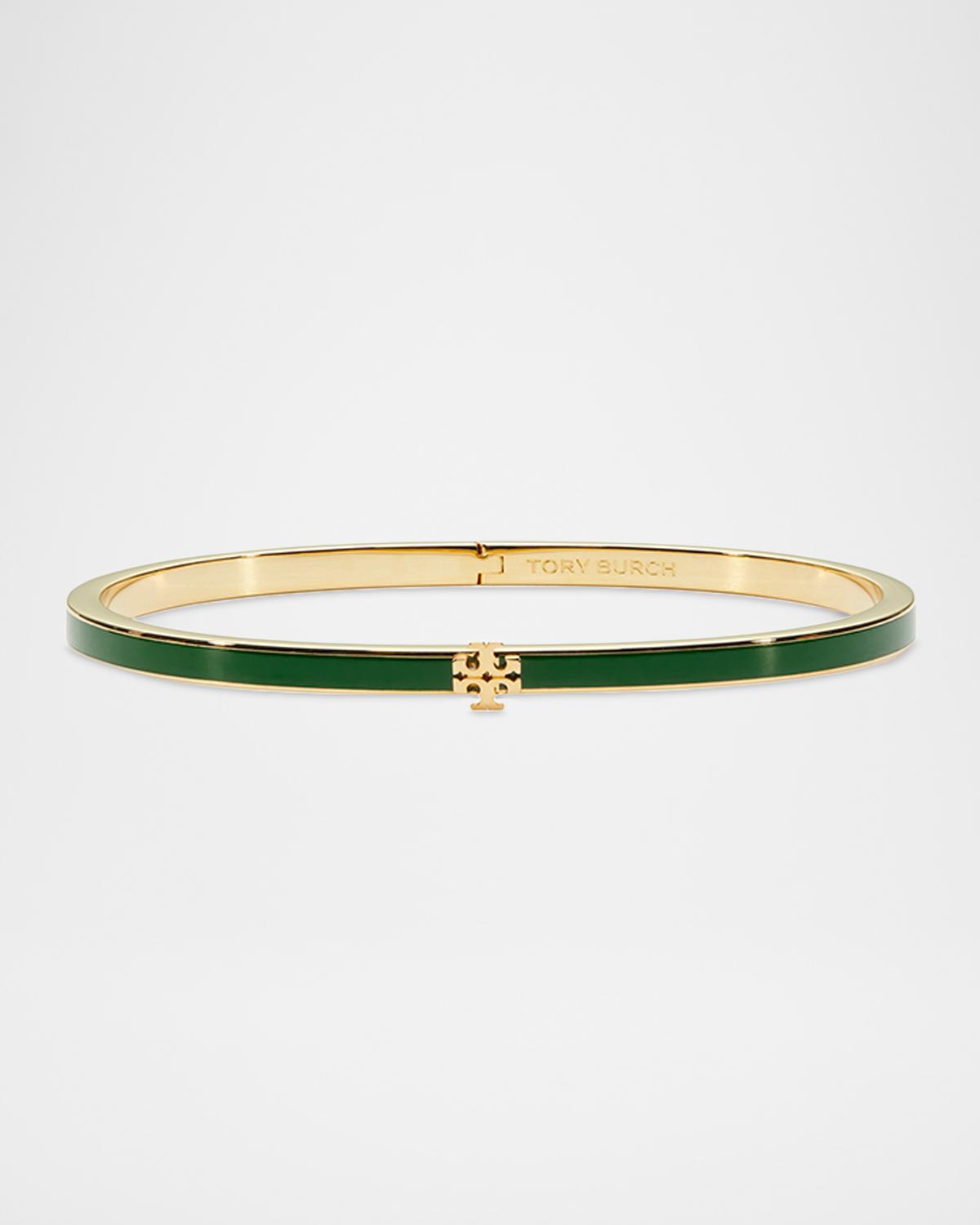 TORY BURCH 씬 아이콘 에나멜 팔찌