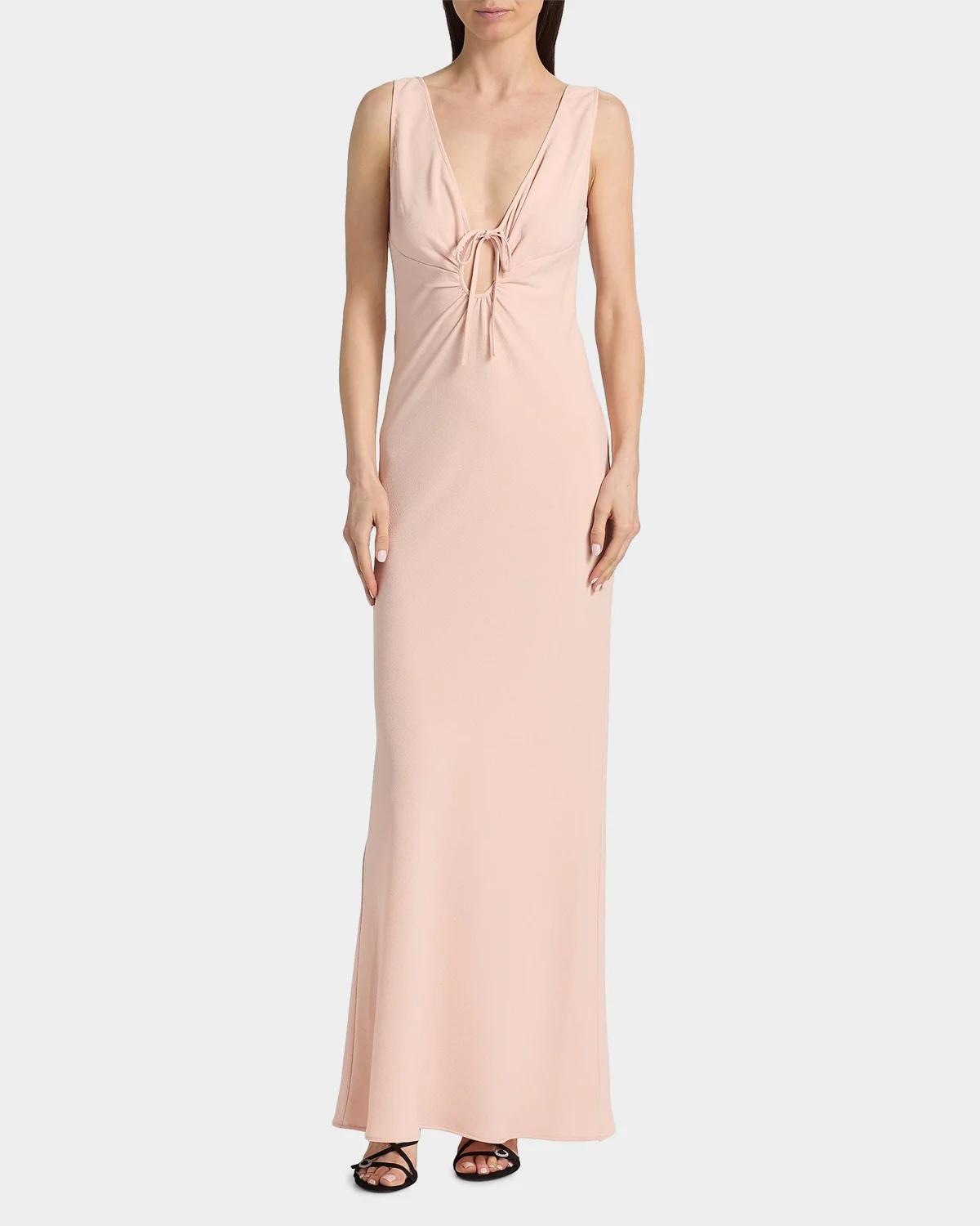 Reese Cut-Out Bias-Cut Maxi Dress - thumbnail 4