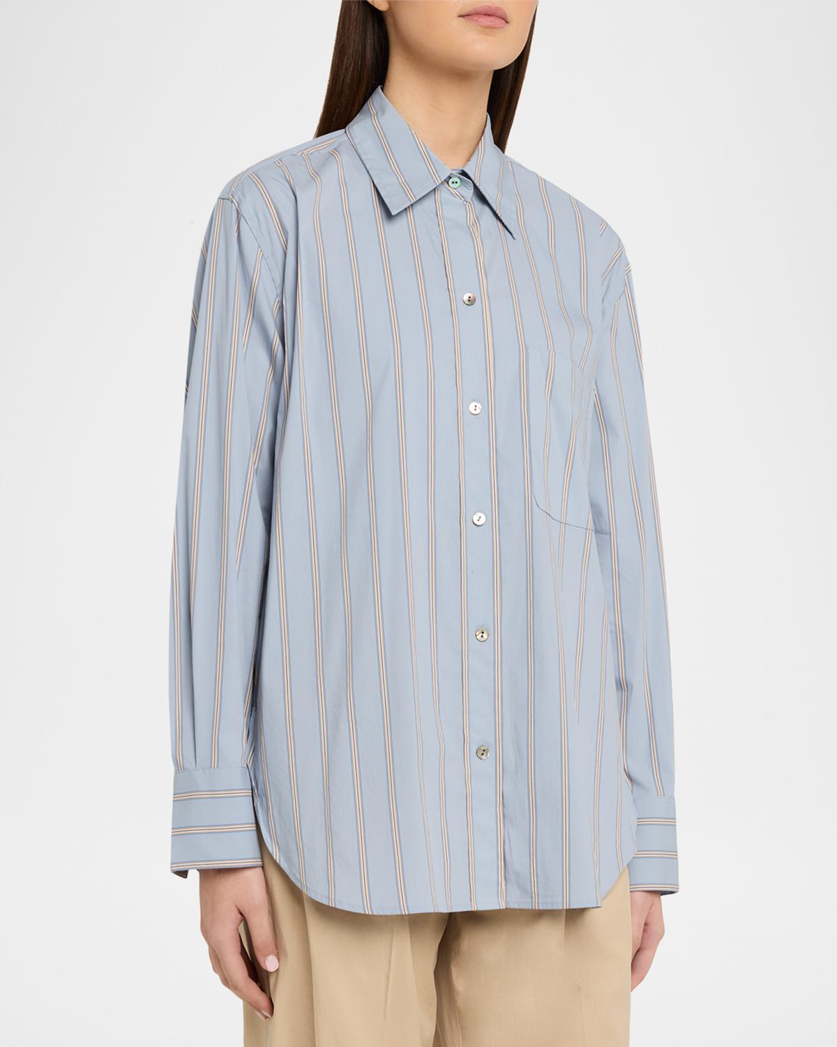 Stripe Button-Front Shirt - thumbnail 4