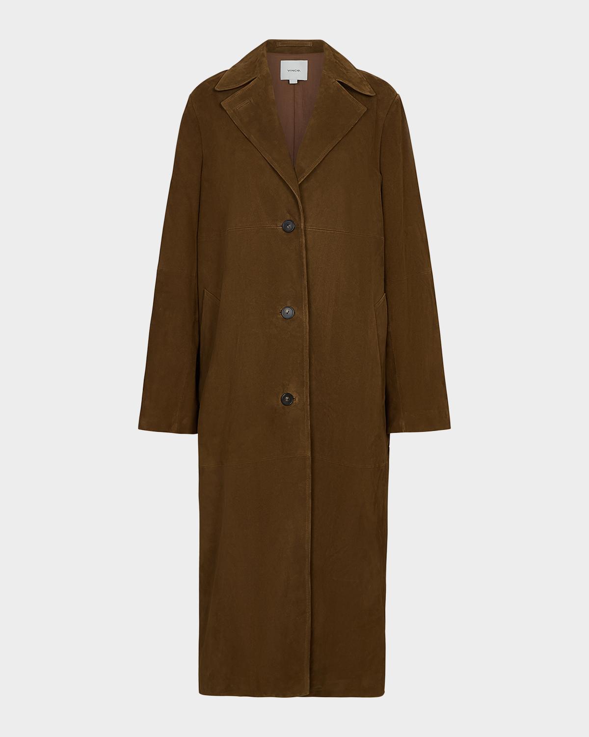 Long Suede Coat