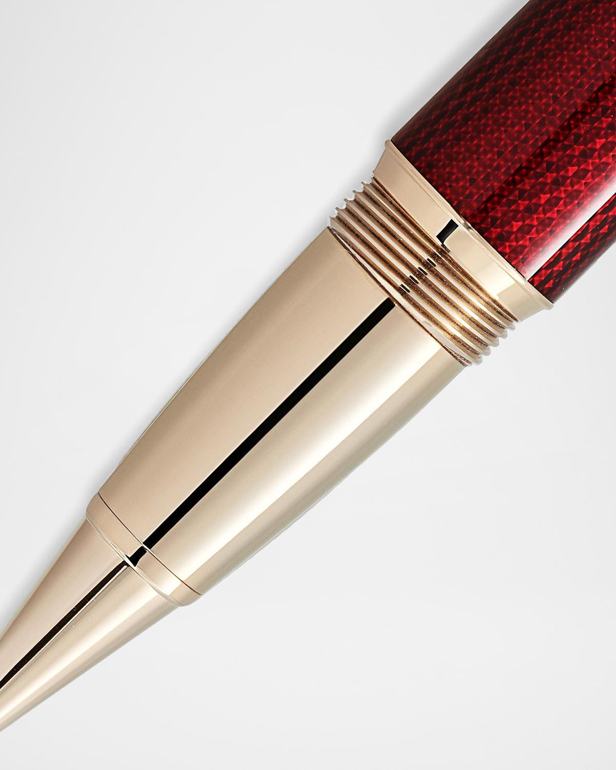 MONTBLANC 남성 마이스터스튁 솔리테르 골든 아워 르그랑 롤러볼 펜
