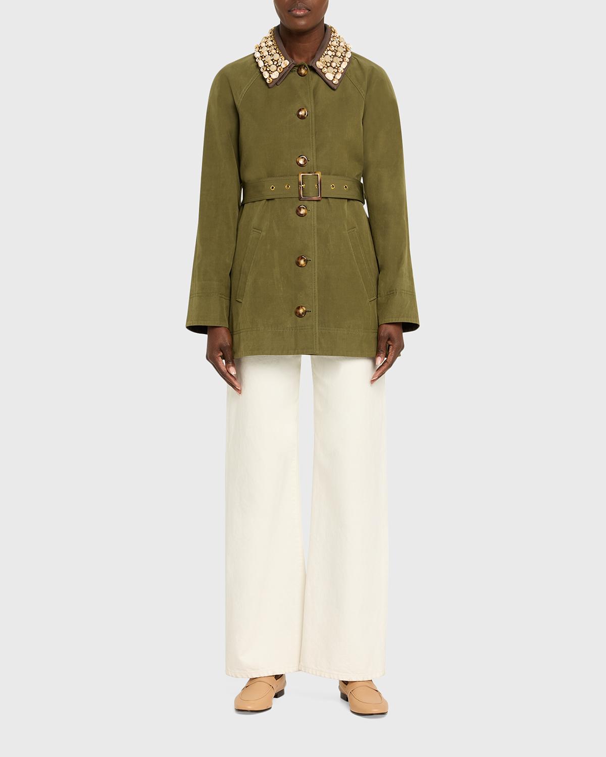 Langham Dickey Coat with Removable Collar - thumbnail 2