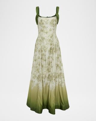 aqua blu australia tiana linen-silk maxi dress AQUA BLU AUSTRALIA Tiana Maxi Dress - Black