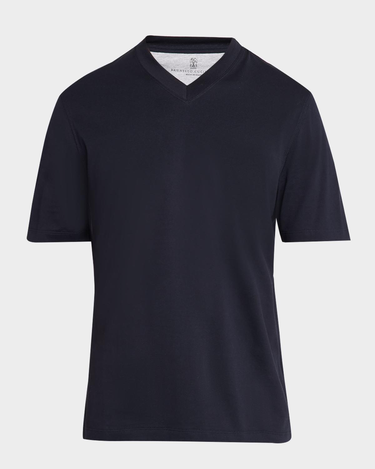 BRUNELLO CUCINELLI VネックTシャツ スリムフィット nm_5560299_100404_m