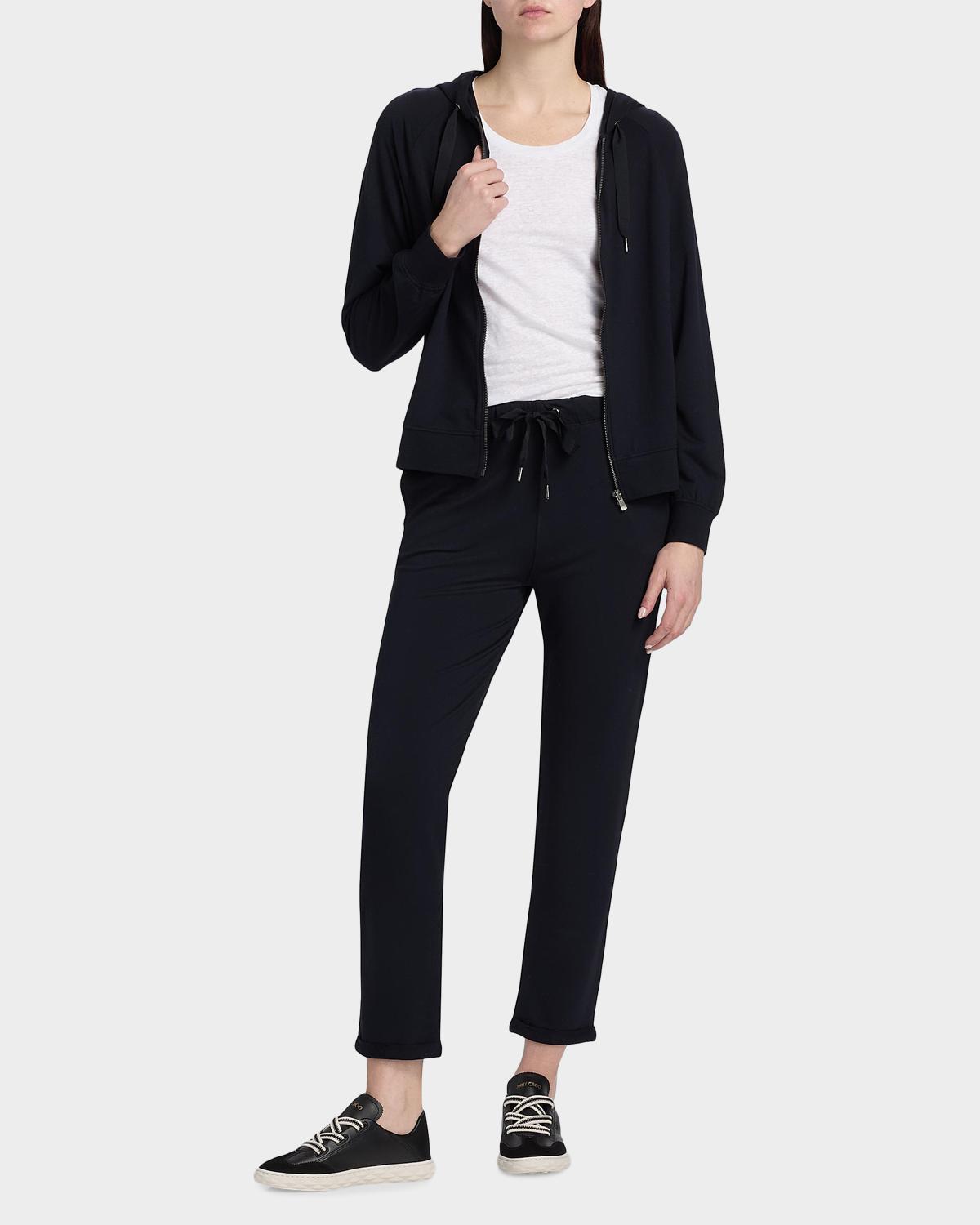Stretch French Terry Drawstring Pants - thumbnail 2