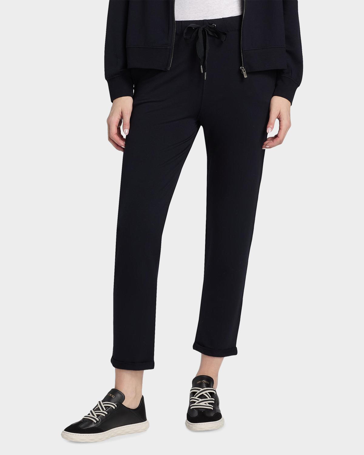 Stretch French Terry Drawstring Pants - thumbnail 4