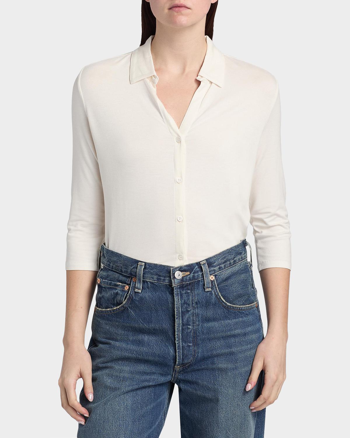 Soft Touch Semi-Relaxed Shirt - thumbnail 4