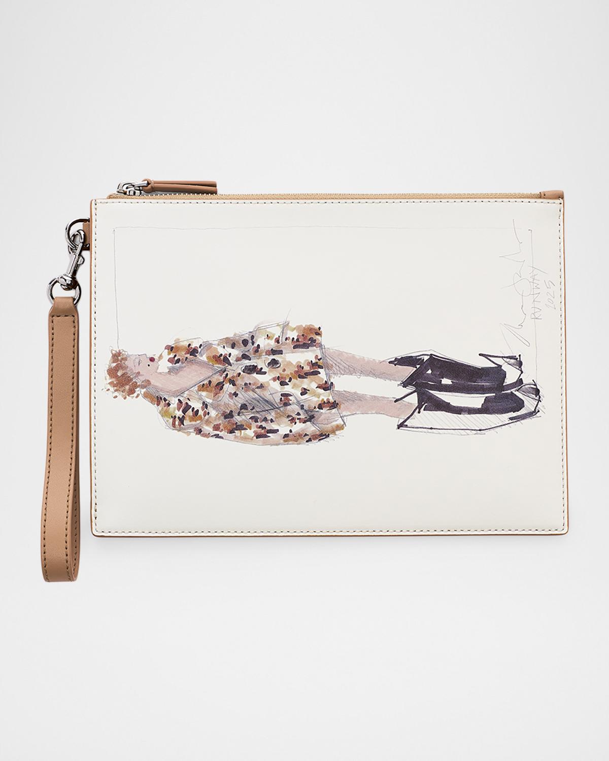 Marc by Marc Jacobs 런웨이 일러스트 손목 가방