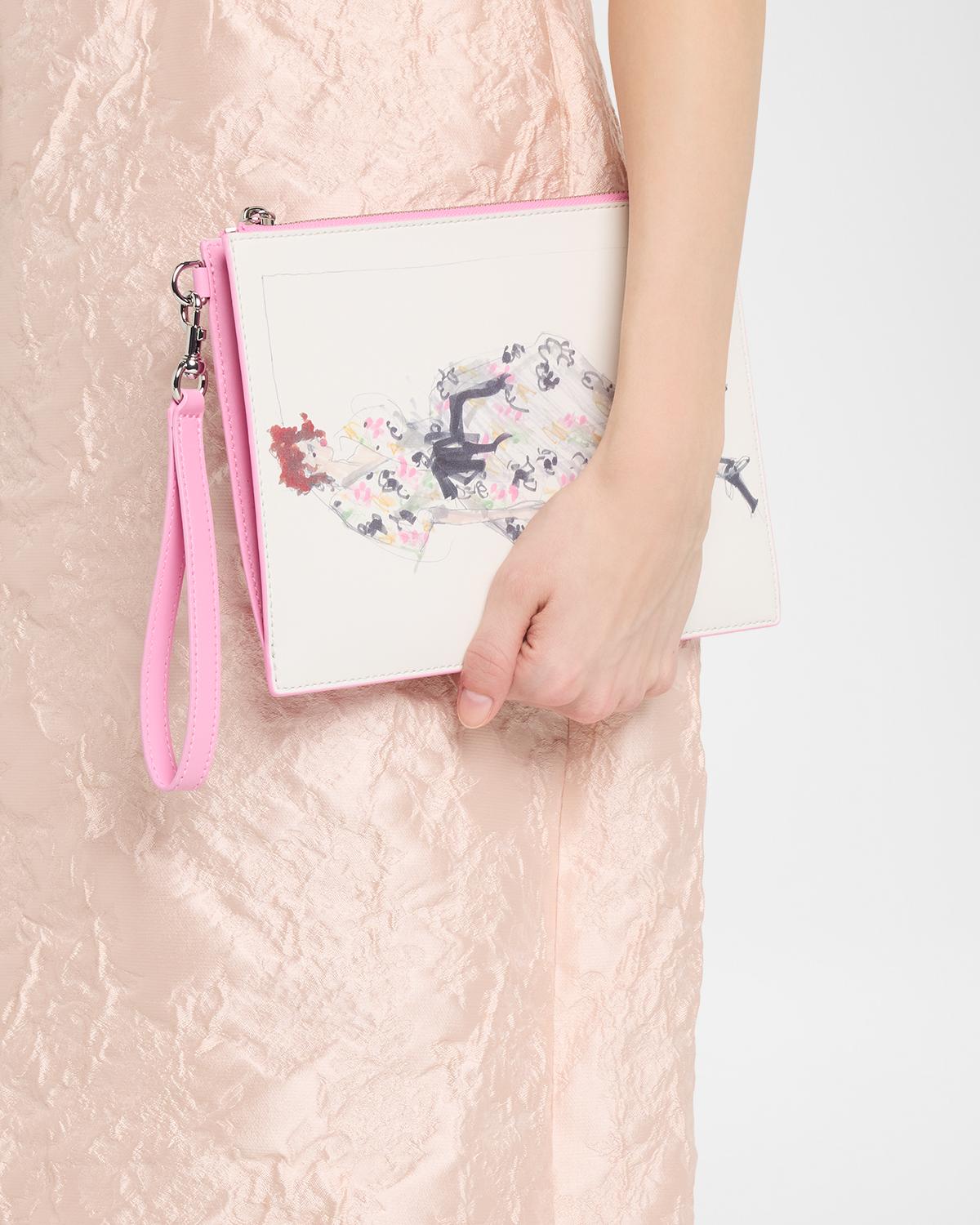 Marc by Marc Jacobs 런웨이 일러스트 손목 가방