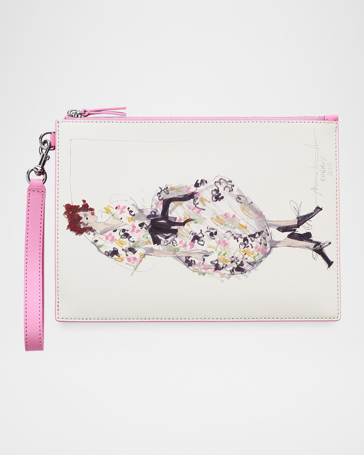 Marc by Marc Jacobs 런웨이 일러스트 손목 가방