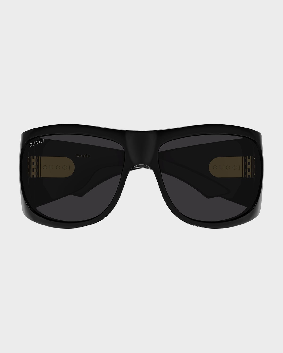 Gucci Double G 66mm Square Sunglasses | Neiman Marcus