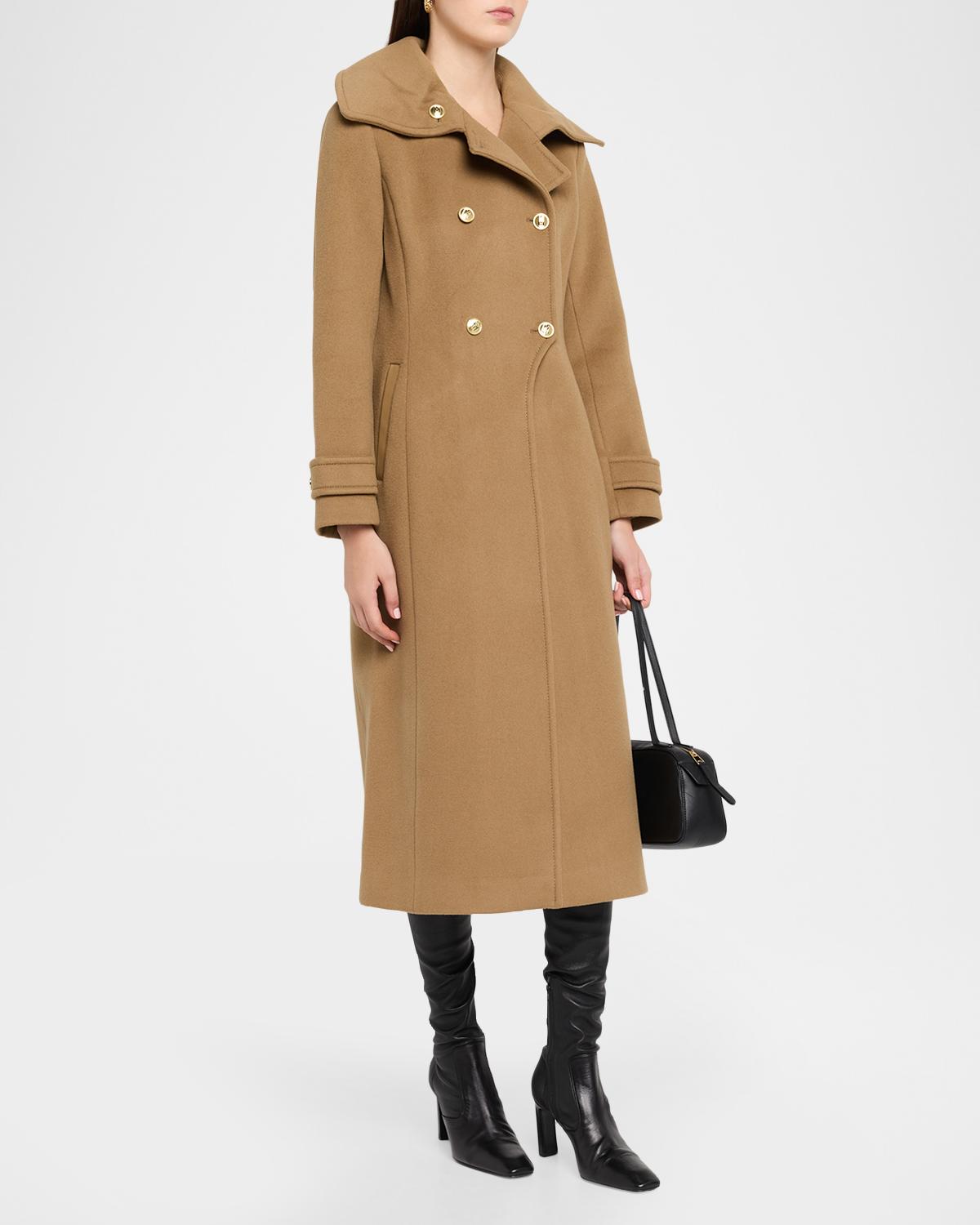 MACKAGE 엘로디 울 혼합 밀리터리 코트