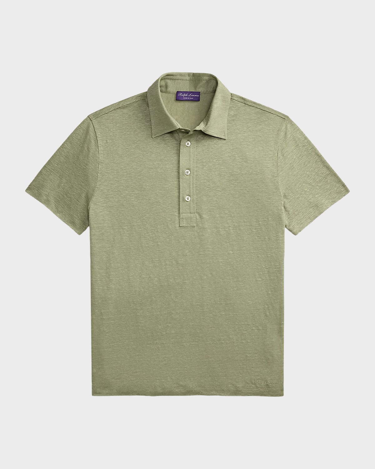 トップス POLO RALPH LAUREN Ralph Lauren Purple Label Linen Jersey Polo Shirt | Neiman Marcus