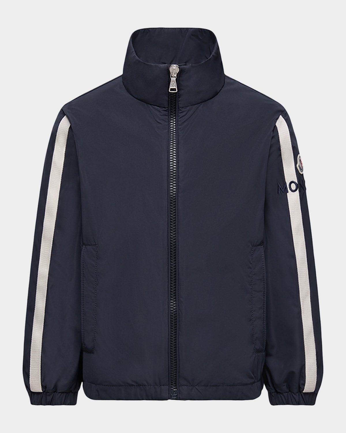 Moncler Boy's Venoste Zip-Front Jacket, Size 8-10 | Neiman Marcus