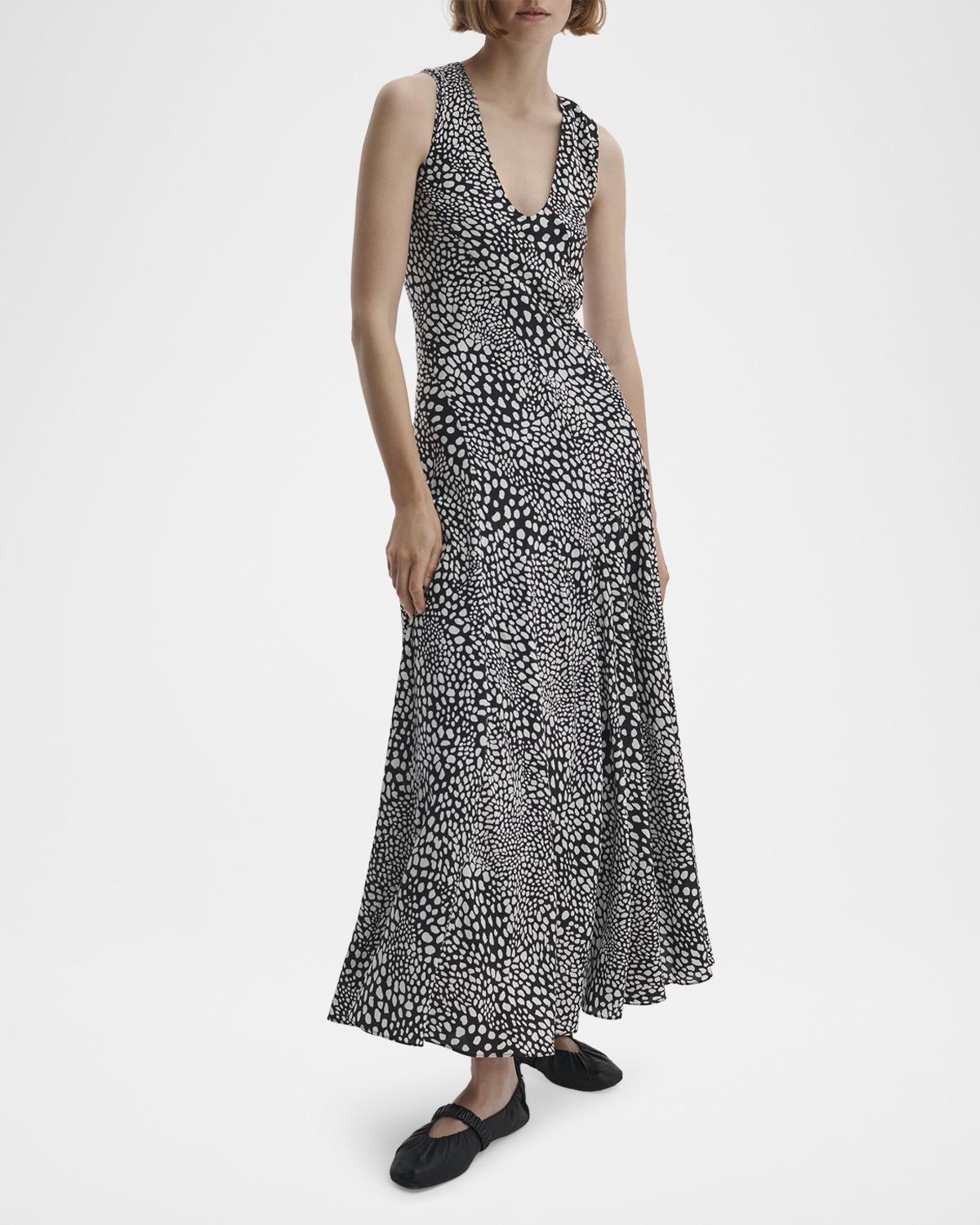 Sinead Printed Silk-Blend Maxi Dress - thumbnail 2