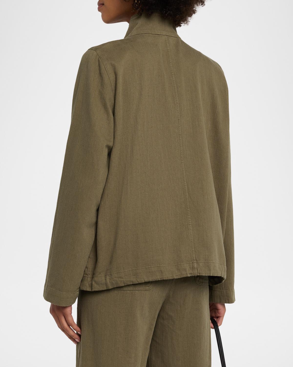 Slubby Organic Cotton-Linen Jacket - thumbnail 3