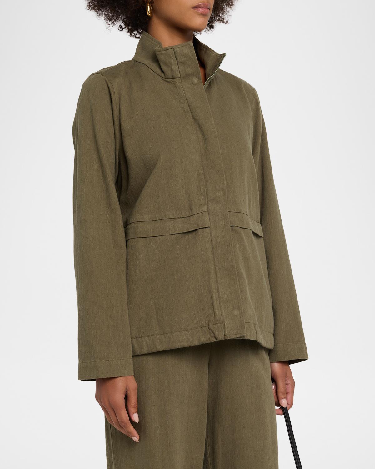 Slubby Organic Cotton-Linen Jacket - thumbnail 4