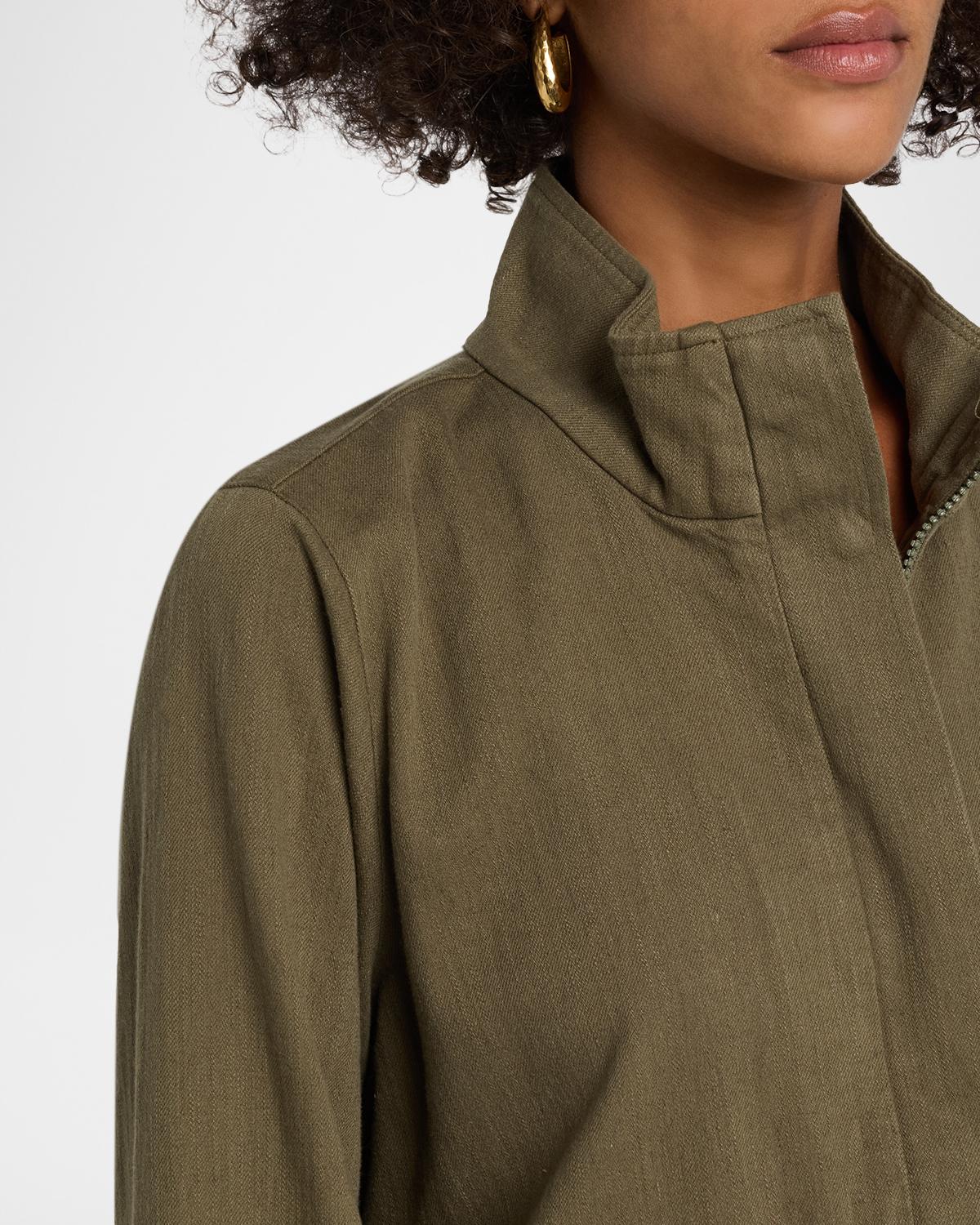 Slubby Organic Cotton-Linen Jacket - thumbnail 5