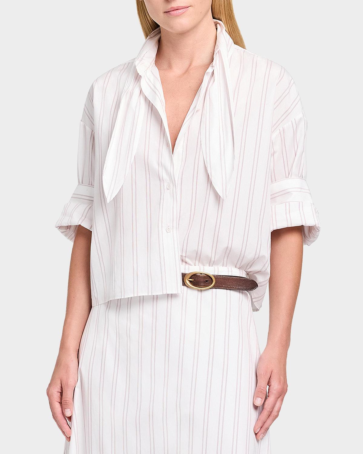 Tie One On Poplin Shirt - thumbnail 3