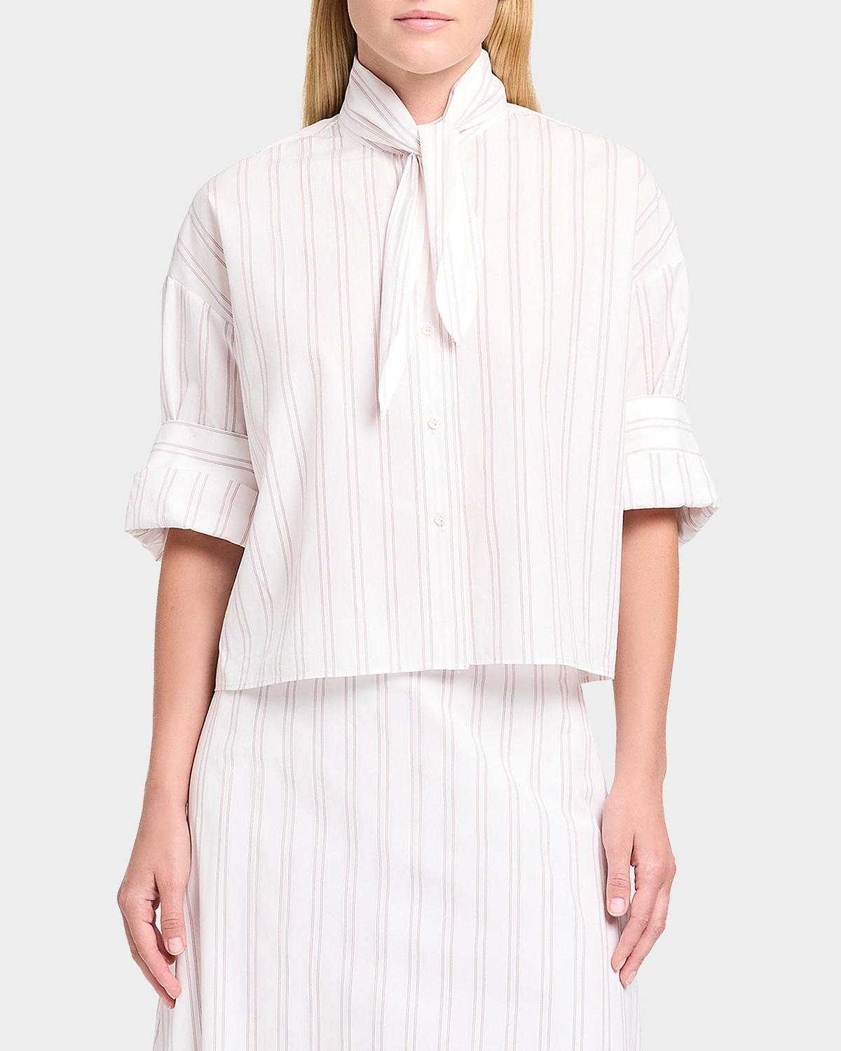 Tie One On Poplin Shirt - thumbnail 4