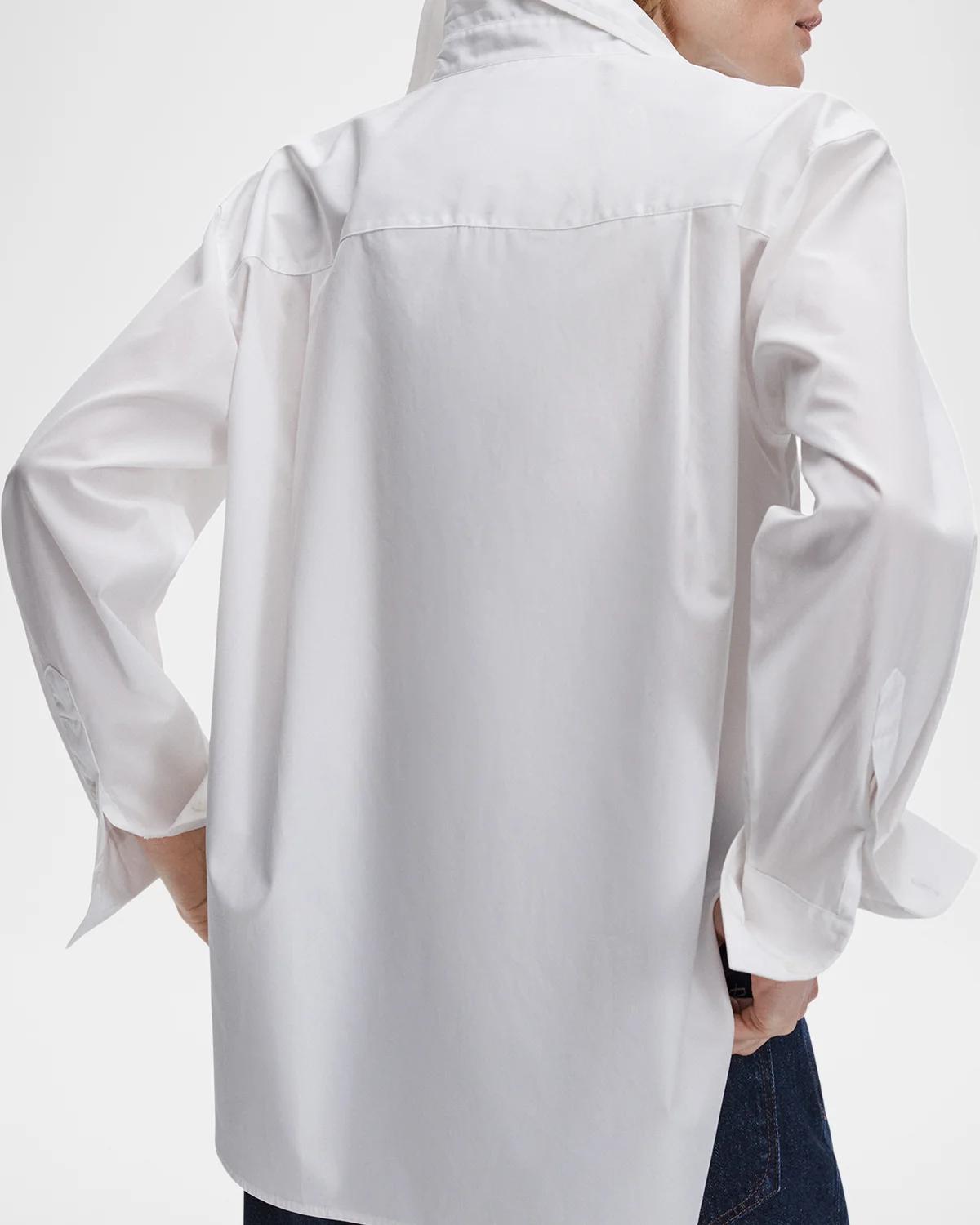 Connie Long-Sleeve Poplin Shirt - thumbnail 3