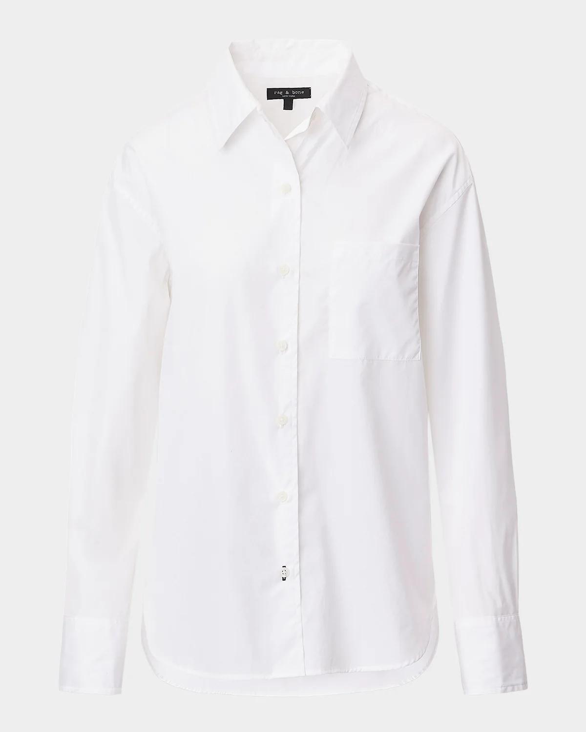 Connie Long-Sleeve Poplin Shirt