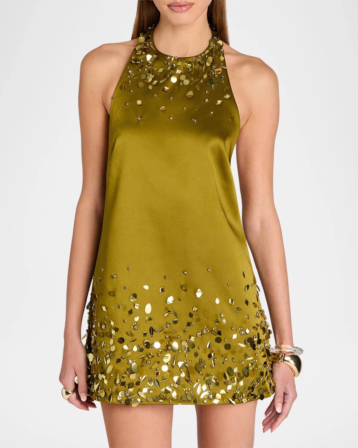 Tobonie Embroidered Mini Dress - thumbnail 4