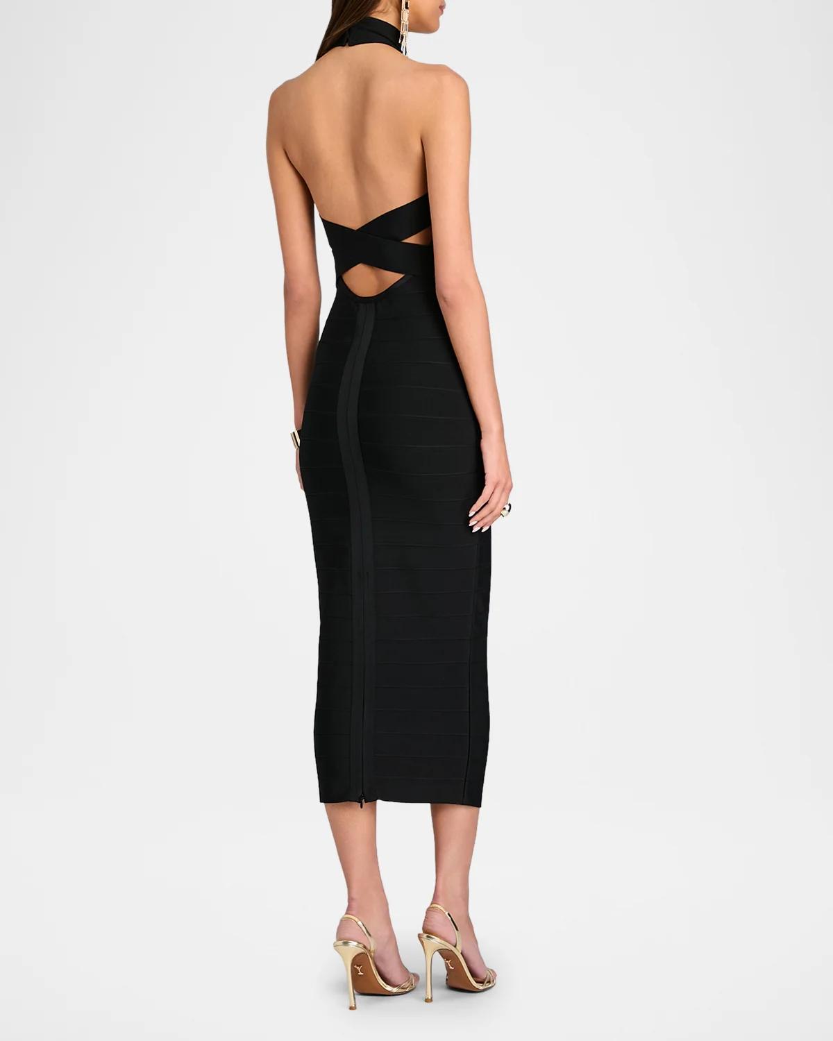 Runa Bandage Knit Midi Dress - thumbnail 3